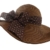 Sonia Originelli Stohhut Damen Schleife Sommer Hut Cap Sonnenhut C007-Schleife (Cappucino) -