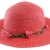 Sonia Originelli Stohhut Damen Blumen Sommer Hut Cap Sonnenhut C007-Flower (Koralle) -