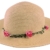 Sonia Originelli Stohhut Damen Blumen Sommer Hut Cap Sonnenhut C007-Flower (Vanilla) -