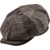 Sterkowski Harris Tweed Schiebermütze 8 Panel Gatsby Schlägermütze Flat Cap 58 Braun - 