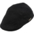 Sterkowski Sommer 100% Leinen Super Leicht 5 Panel League Schiebermütze Flat Cap 60 Schwarz - 