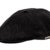 Sterkowski Sommer 100% Leinen Super Leicht 5 Panel Applejack Schiebermütze Flat Cap 57 Schwarz - 