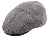 Sterkowski Warm Flat Cap Schiebermütze 54 cm Grau -