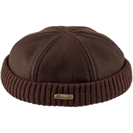 Sterkowski Wolle Dockermütze Wintermütze Beanie 57 cm Braun -