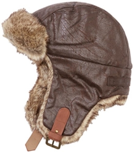 Sterntaler Jungen Mütze Fliegermütze, Braun (Mokka 986), 53 cm -