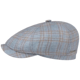 Stetson 6-Panel Virgin Wool Silk Cap Schirmmütze Sommercap Sonnencap Sommermütze Herrencap Cap Kappe Schiebermütze Schirmmütze (58 cm - hellblau) -