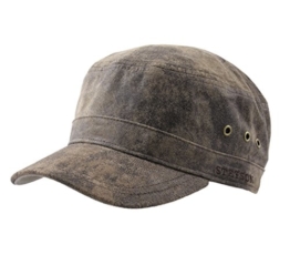 Stetson - Armycap Herren Raymore Pig Skin - cuir-62 -