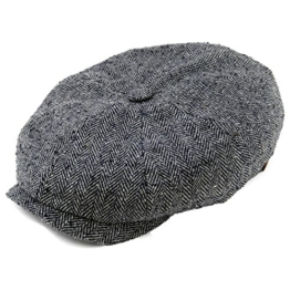 Stetson Art. Hatteras Seide Schirmmütze anthrazit Gr. M=57 6842501-331 -