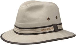 Stetson Ava Cotton Sonnenhut Stoffhut Sonnenhut Sommerhut (XL/60-61 - beige) -