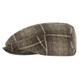 Stetson Bandera Earflap Woolrich Cap Karocap Schirmmütze (60 cm - beige) -
