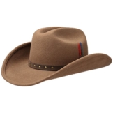 Stetson Batson Cattleman Hut Wollhut Cowboyhut (M/56-57 - dunkelbeige) -