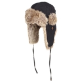 Stetson Clarence Lapeer Pilotenmütze Uschanka (L/58-59 - schwarz) -