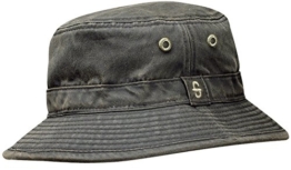 Stetson Drasco Fischerhut Topfhut Schlapphut Stoffhut - braun L/58-59 -