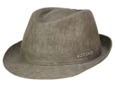 Stetson Geneva Trilby Hut Stoffhut mit UV-Schutz aus Leinen - grau/51 54 -