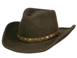 Stetson Hackberry braun Western Cowboyhut Filzhut - braun, Braun, S -