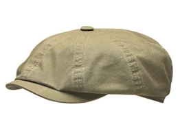 Stetson Hatteras Cap Delave Organic Cotton - khaki M/56-57 -