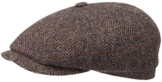 Stetson Hatteras Harris Tweed Ballonmütze - braun/366 59 -