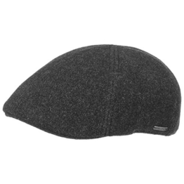 Stetson Herren Texas-Wolle-Kaschmir-Cap XL Schwarz -
