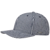 Stetson Hickory Stripe Baseball Cap Basecap Kappe Schirmcap Baumwollcap Sommercap Sonnencap Sommercap Baseballcap (One Size - blau) -
