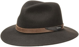 Stetson Hut Filzhut Hampton Outdoorhut Herrenhut (M/56-57 - braun) -