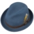 Stetson Hut Herrenhut Hailey Filzhut Trilby Wollfilzhut (L/58-59 - blau) - 