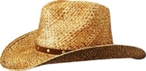 Stetson Hut Sonnenhut Maplewood Raffia Cowboyhut Herrenhut Strohhut (S/54-55 - natur) -