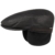 Stetson Kent Leder Flatcap Ohrenklappen Ledermütze Schirmmütze Mütze Schiebermütze Wintermütze Schirmmütze Flatcap (63 cm - schwarz) -