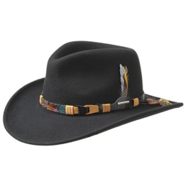 Stetson Kingsley Westernhut schwarz | M -