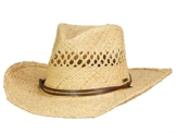 Stetson Larimore Westernhut Cowboyhut Strohhut - braun M/56-57 -