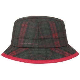 Stetson Livonia Protect Fischerhut Outdoorhut Stoffhut Regenhut Hut Bucket Hat Outdoorhut Regenhut (S/54-55 - rot) -