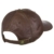 Stetson Lombard Kuhfell Braun Leder Verstellbare Baseball Cap - 