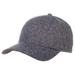 Stetson Mütze Kappe Plano Woolrich Cap Basecap Schirmmütze (L/58-59 - blau) -
