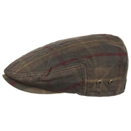 Stetson Mütze Schirmmütze Adin Waxed Tartan Flatcap Schiebermütze Schirmmütze (59 cm - oliv) -
