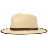 Stetson Panama Braid 1 Traveller Hut Panamahut Strohhut Panamastrohhut Sonnenhut Sommerhut Strandhut Panamahut Herrenhut (XL/60-61 - natur) -