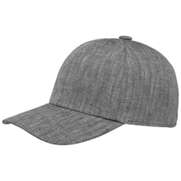 Stetson Perry Linen Cap Cap Baseballcap Sommercap Basecap Sommercap Basecap Basecap Baseballcap (L/58-59 - schwarz) -