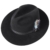 Stetson Pierre Wollfilzhut Bogarthut Herrenhut Wollfilzhüte (57 cm - schwarz) - 