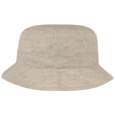 Stetson Ros Leinen Bucket Hat Fischerhut Leinenhut Sommerhut Stoffhut Stoffhut Leinenhut (57 cm - beige) -
