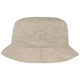 Stetson Ros Leinen Bucket Hat Fischerhut Leinenhut Sommerhut Stoffhut Stoffhut Leinenhut (57 cm - beige) -