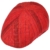 Stetson Texas Cotton Checked Flatcap Schirmmütze Sommercap Sonnencap Sommermütze Herrencap Cap Kappe Baumwollcap Schiebermütze (M/56-57 - rot) - 