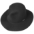 Stetson Tuscalo Woolfelt Filzhut Wollfilzhut Hut Outdoorhut Filzhut Herrenhut (L/58-59 - schwarz) - 