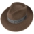 Stetson Virgi Woolfelt Filzhut Herrenhut Fedora Hut Bogarthut Wollfilz Wollfilzhut Fedora Filzhut (L/58-59 - braun) - 