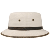 Stetson Washed UV-Schutz Bucket Hat Fischerhut Hut Baumwollhut Sonnenhut Sonnenhut Baumwollhut (L/58-59 - beige) -