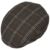 Stetson Woodfield Checked Flatcap Schirmmütze Wollcap Schurwollmütze Schiebermütze Schirmmütze Schiebermütze (S/54-55 - oliv) - 