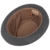 Stetson Wool Pork Pie Hut Wollhut Wollfilzhut Filzhut Musikerhut Jazzhut Herrenhut Filzhut Wollhut (60 cm - anthrazit) - 