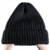 [Strickmütze] Freetoo klassische Beanie Mütze feinstrick Umschlagmütze Skimütze schwarz unisex - 