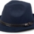 styleBREAKER Fedora Filzhut mit Zierband aus Kunstleder, Cowboy Hut, Unisex 04025007, Farbe:Dunkelblau -