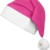 styleBREAKER klassische Weihnachtsmütze mit Pompon und Glocke, Nikolausmütze, Mütze mit Bommel, Unisex 04024028, Farbe:Pink -