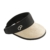 Stylisher Sonnenhut Sunvisor mit Baumwoll-Band Visor aus echtem handgeflochtenen Raffia-Bast Komfortable Damen-Kappe Blendschutz Anti-UV Hitze- + Sonnen schutz für die Sommermonate - OKLM -