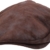 sujii UNCLE SAM Faux Leather Flat Cap Cabbie Hat Golfer Hunter Cap Schiebermütze Chauffeurmütze Schirmmütze Schildmmütze Golfermütze Kappe Hut, XL size/Dark Brown -