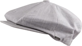 Taipeh Hat- Schiebermütze Gatsby Schirmmütze im 20iger Jahre Design -Top (hellgrau) -
